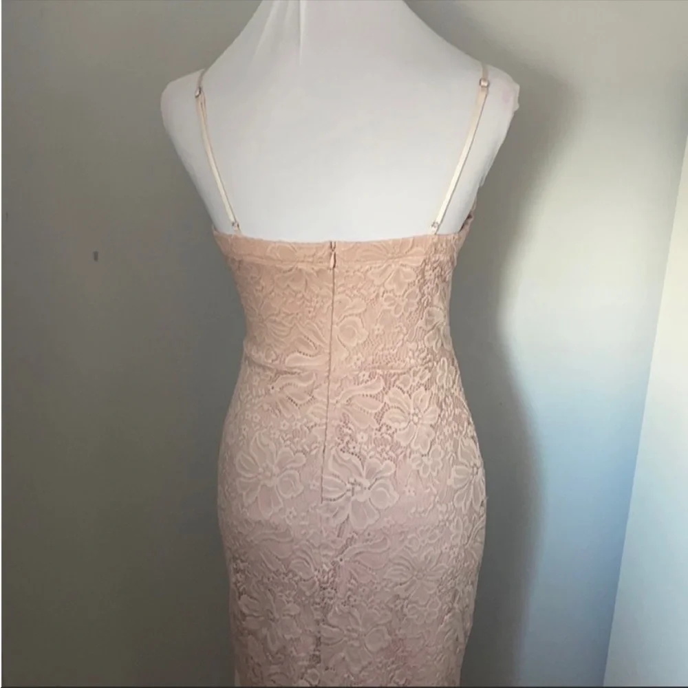 Blossom blush pink midi dress - Picture 6 of 10